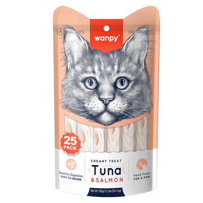 Wanpy Ton Balığı ve Somon Sıvı Ödül 25x14gr - 1