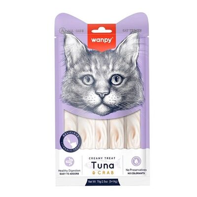 Wanpy Ton Balığı ve Yengeçli Sıvı Ödül 5x14gr - 1