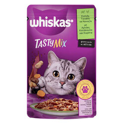 Whiskas - Whiskas TastyMix Pouch Gravy Soslu Kuzulu Tavuklu Havuçlu Kedi Maması 85 gr
