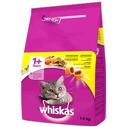 Whiskas - Whiskas Tavuklu Kuru Kedi Maması 1,4 kg