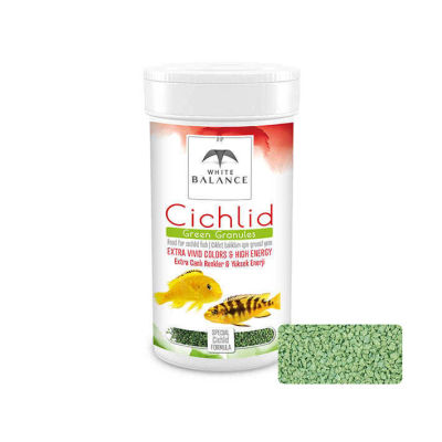 White Balance Cichlid Green Granules 100 ml