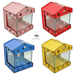 White Balance - White Balance İşlemeli Ahşap Betalık + Kabı Küçük