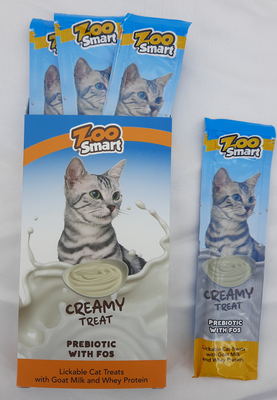 ZooSmart Creamy Treat Keçi Sütlü ve Peynir Altı Suyu Kedi Maması 4x15gr - 1