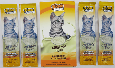 ZooSmart Creamy Treat Peynir ve Peynir Altı Suyu Kedi Maması 4x15gr - 1